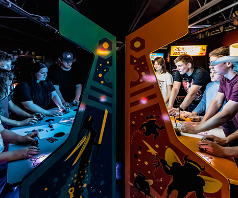 Arcade fighting game